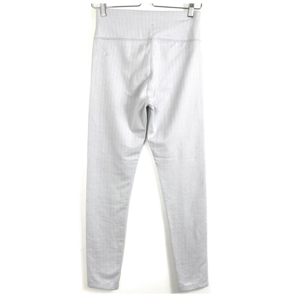 KORAL Seamless Herringbone Jacquard Winter Warm Leggings in Light Gray Size M - Picture 4 of 13
